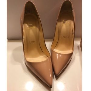 Nude (patent)  Christian Louboutin “So Kate” pumps